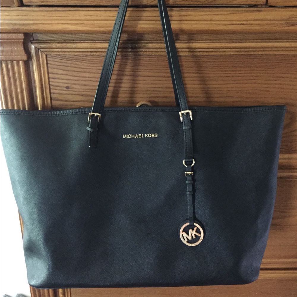 Michael Kors Saffianio Leather Jet Set
